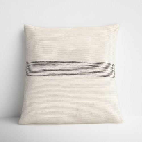 Joss & Main Cason Striped Wool Throw Pillow & Reviews Wayfair
